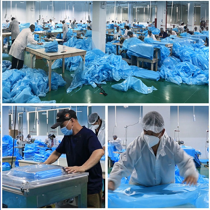 менее чем за месяц на швейной фабрике в городе иу было произведено 750K защитных костюмов.